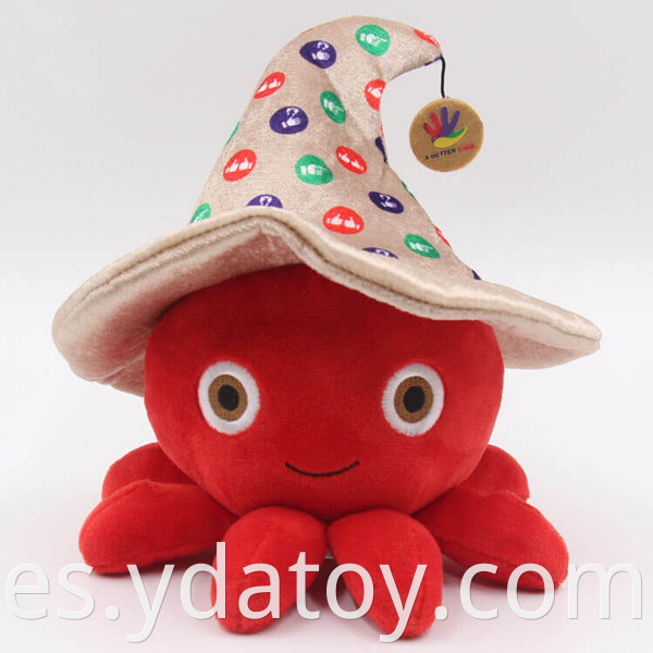 Plush octopus animal pillow